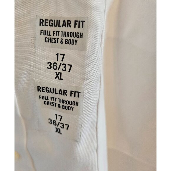 Tommy Hilfiger New Men SZ XL (17 36/37) Shirt Reg Fit Wrinkle Free Classic NWT - Picture 6 of 7